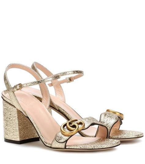 gucci gold heeled sandals|designer Gucci high heel sandals.